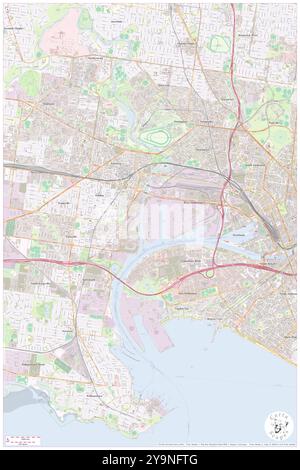 Coode Island, Melbourne, AU, Australia, Victoria, s 37 48' 53'', N 144 54' 32'', MAP, Cartascapes Map pubblicata nel 2024. Esplora Cartascapes, una mappa che rivela i diversi paesaggi, culture ed ecosistemi della Terra. Viaggia attraverso il tempo e lo spazio, scoprendo l'interconnessione del passato, del presente e del futuro del nostro pianeta. Foto Stock