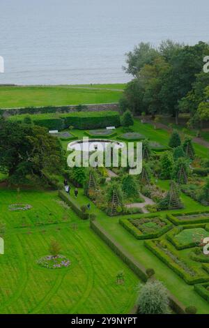 Castello di Dunrobin vicino a Golspie Highland, Scozia Foto Stock