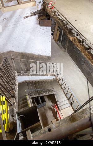 Barnton Nuclear Bunker è stato costruito nel 1952 il bunker è stato tenuto pronto per ospitare 400 politici e funzionari pubblici per un massimo di 30 giorni Foto Stock