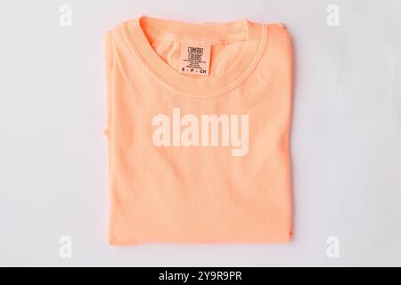 Immagini piatte dei colori gildan comfort della maglietta c1717 Foto Stock