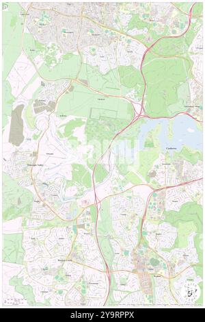 Yarralumla Creek, AU, Australia, territorio della capitale australiana, s 35 17' 59'', N 149 4' 0'', MAP, Cartascapes Map pubblicata nel 2024. Esplora Cartascapes, una mappa che rivela i diversi paesaggi, culture ed ecosistemi della Terra. Viaggia attraverso il tempo e lo spazio, scoprendo l'interconnessione del passato, del presente e del futuro del nostro pianeta. Foto Stock