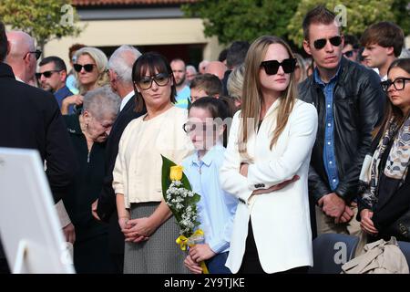 Tezze sul Brenta, Italia. 11 ottobre 2024. un momento del funerale di Sammy basso a tezze sul brenta - Vicenza - Veneto - Italia - Venerdi 11 ottobre 2024 ( foto Paola Garbuio crediti: LaPresse/Alamy Live News Foto Stock