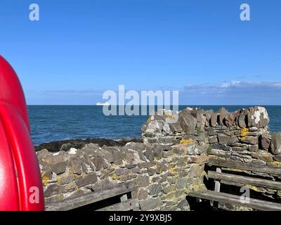 Nave da crociera residenziale Villa vie Odyssey a Belfast Lough vicino a Bangor Foto Stock