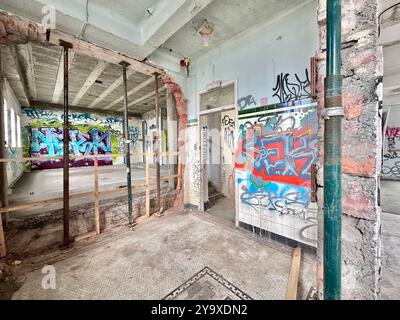 Ex sede centrale della Bank of Ireland di Belfast Foto Stock