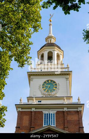Stati Uniti, Pennsylvania, Filadelfia, Independence National Historic Park, Independence Hall Foto Stock