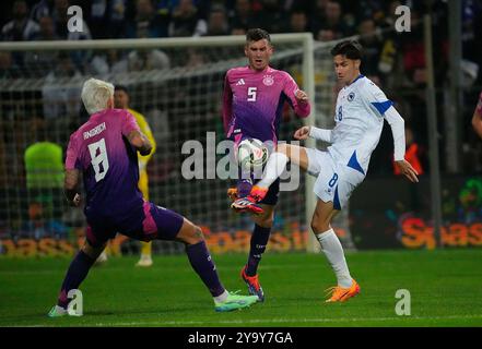 Zenica, Bosnien und Herzegowina. 11 ottobre 2024. 11.10.2024, Bilino Polje, Zenica, Bosnia-Erzegovina, UEFA Nations League, Bosnia-Erzegovina vs Germania, nella foto credito: dpa/Alamy Live News Foto Stock