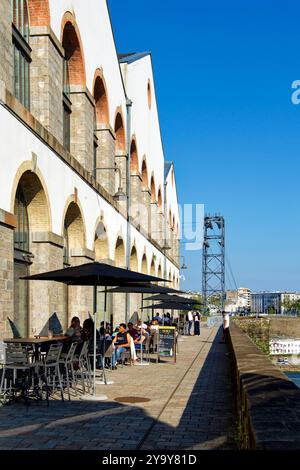 Francia, Finisterre, Brest, Cappucini eco-distretto, gli Ateliers, Ex Officine meccaniche dell'Arsenal Foto Stock