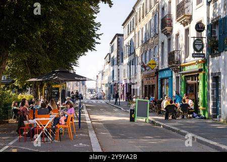 Francia, Finistere, Brest, terrazze di via Navarin Foto Stock