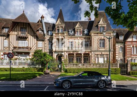 Francia, Calvados, Cabourg, Villa Argentina Foto Stock