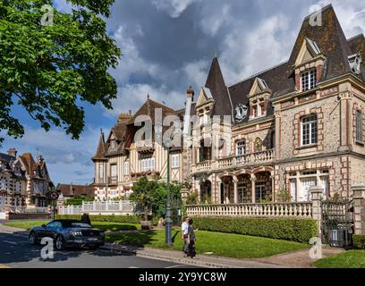 Francia, Calvados, Cabourg, Villa Argentina Foto Stock