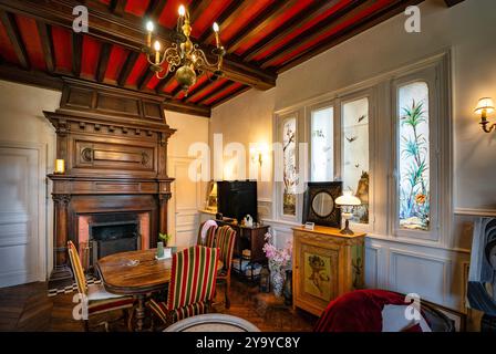 Francia, Calvados, Cabourg, Villa Argentina Foto Stock