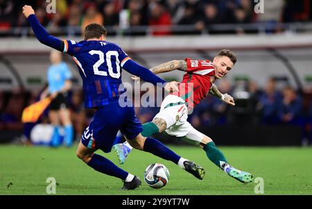 Budapest, 2024. 10. 11. UEFA Nations League, UNGHERIA-PAESI BASSI, 2025, UNGHERIA-PAESI BASSI, Puskas Arena, Budapest, Ungheria, crediti: Gabriella Barbara/Alamy Live News Foto Stock