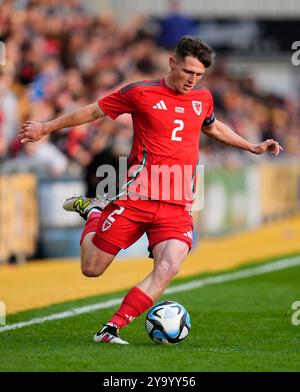 Finley Stevens del Galles durante la partita di qualificazione al Campionato europeo U21 del gruppo i a Rodney Parade, Newport. Data foto: Venerdì 11 ottobre 2024. Foto Stock