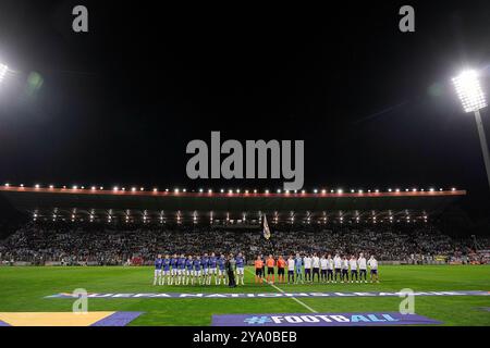 Zenica, Bosnien und Herzegowina. 11 ottobre 2024. 11.10.2024, Bilino Polje, Zenica, Bosnia-Erzegovina, UEFA Nations League, Bosnia-Erzegovina vs Germania, nella foto credito: dpa/Alamy Live News Foto Stock