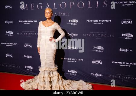 Lionsgate pre-reception per "Megalopolis" ospitata a Milos Toronto sponsorizzata da Range Rover Sport, Tequila Don Julio, & Peoples Group con: Nathalie Emmanuel dove: Toronto, Canada quando: 09 settembre 2024 Credit: Lu Chau/WENN Foto Stock