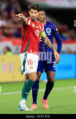 Budapest, 2024. 10. 11. UEFA Nations League, UNGHERIA-PAESI BASSI, 2025, UNGHERIA-PAESI BASSI, Puskas Arena, Budapest, Ungheria, - credito: Gabriella Barbara credito: Gabriella Barbara/Alamy Live News Foto Stock