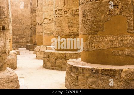 Tempio di Luxor, Karnak, Egitto. Africa Foto Stock