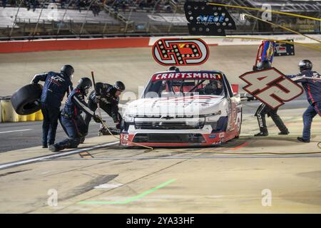 16 marzo 2024 - Bristol, TN, Matt Mills si aggiudica la posizione per la gara Weather Guard Truck Race di Bristol, TN, USA, Nord America Foto Stock