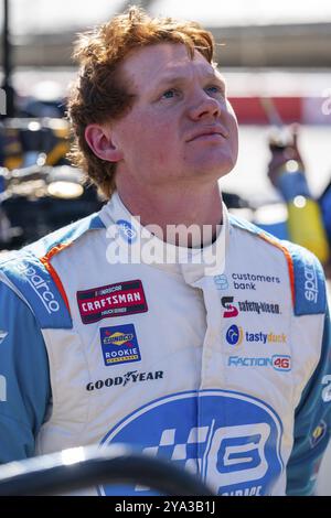 16 marzo 2024-Bristol, TN, Thad Moffitt sale in pista per allenarsi per la Weather Guard Truck Race a Bristol, TN, USA, Nord America Foto Stock