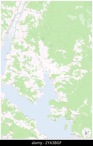 Port Cygnet Conservation area, UA, Australia, Tasmania, s 43 10' 12'', N 147 4' 48'', MAP, Cartascapes Map pubblicata nel 2024. Esplora Cartascapes, una mappa che rivela i diversi paesaggi, culture ed ecosistemi della Terra. Viaggia attraverso il tempo e lo spazio, scoprendo l'interconnessione del passato, del presente e del futuro del nostro pianeta. Foto Stock