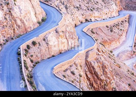 Dades Gorge è una bella strada tra le Montagne Atlas in Marocco Foto Stock