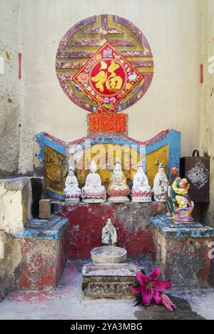 Santuario cinese sulla strada della vecchia taipa a macao Foto Stock