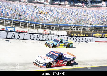 16 marzo 2024-Bristol, TN, Matt Mills si mette in pista per allenarsi per la Weather Guard Truck Race di Bristol, TN, USA, Nord America Foto Stock