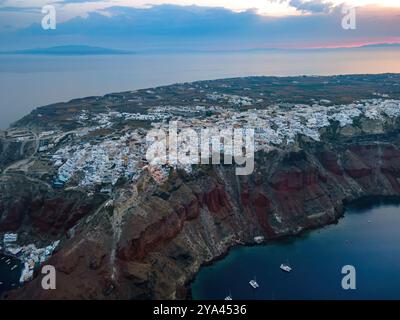 Vista panoramica delle spiagge e dei villaggi di lusso di Santprini Foto Stock