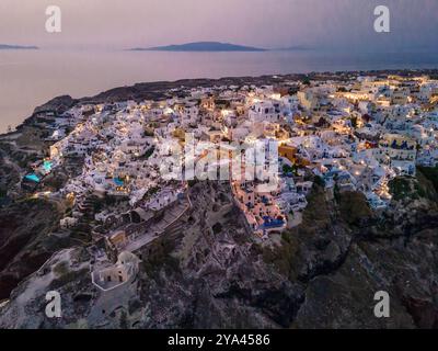 Vista panoramica dei villaggi di lusso di Santprini Foto Stock