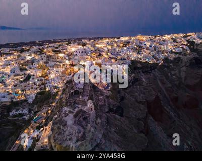 Vista panoramica dei villaggi di lusso di Santprini Foto Stock