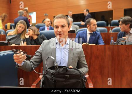 Madrid, 12/09/2024. Assemblea di Madrid. Primo giorno della discussione sullo stato della regione con l'intervento del presidente del CAM, Isadel Díaz Ayuso. Foto: Jaime García. ARCHDC. Crediti: Album / Archivo ABC / Jaime García Foto Stock