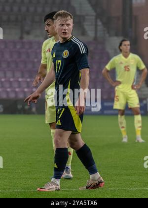 Edimburgo, Scozia, Regno Unito. 6 settembre 2024: Campionato europeo Under-21 tra Scozia e Spagna al Tynecastle Park di Edimburgo. Foto Stock