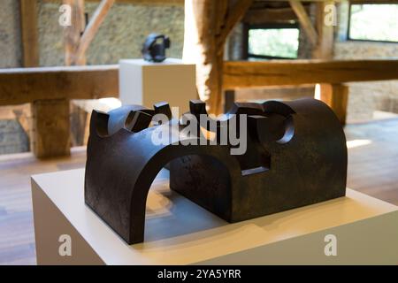 Museo Chillida Leku di Hernani, Gipuzkoa, Spagna Foto Stock