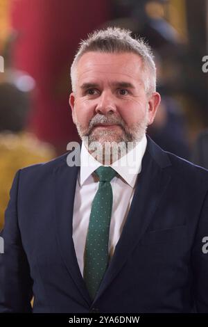 Madrid, Spagna. 12 ottobre 2024. Jorge Borrajo partecipa al ricevimento della giornata nazionale spagnola al Palazzo reale il 12 ottobre 2024 a Madrid, Spagna. Crediti: Album/Alamy Live News Foto Stock