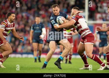 Joe Burgess in azione durante la partita Foto Stock