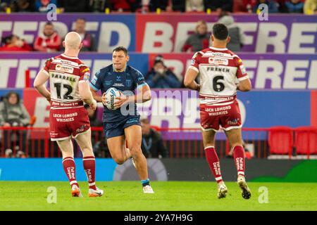 Ryan Hall ( 5 ) di Hull KR in azione durante il gioco Foto Stock