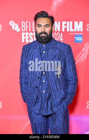 Londra, Regno Unito. 12 ottobre 2024. Himesh Patel durante gli arrivi del Red Carpet per la proiezione di "The Franchise" durante il London Film Festival al BFI Southbank, Londra, Regno Unito. Crediti: LFP/Alamy Live News Foto Stock