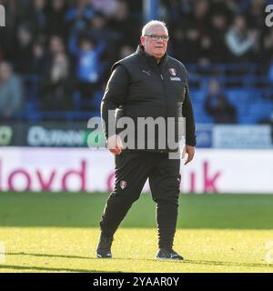 Steve Evans Manager del Rotherham United durante la partita Sky Bet League 1 Peterborough United vs Rotherham United al Weston Homes Stadium, Peterborough, Regno Unito, 12 ottobre 2024 (foto di Lee Keuneke/News Images) Foto Stock