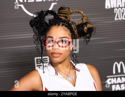 Las Vegas, Stati Uniti. 8 ottobre 2024. Chey arriva al BET Hip Hop Awards 2024 tenutosi al Drai's Beach Club - Nightclub al Cromwell Las Vegas l'8 ottobre 2024 a Las Vegas, Nevada © JPA/AFF-USA.com credito: AFF/Alamy Live News Foto Stock