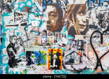 MAISON GAINSBOURG STREET ART Foto Stock