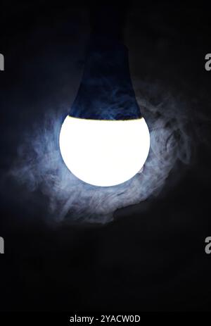 Luce e del fumo Foto Stock