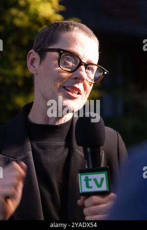 Mill Valley, Stati Uniti. 12 ottobre 2024. Il produttore Liz Kearney partecipa alla proiezione di "Memoir of a Snail" durante il 47th Mill Valley Film Festival all'Outdoor Art Club il 12 ottobre 2024 a Mill Valley, California. Foto: Picture Happy/imageSPACE/Sipa USA credito: SIPA USA/Alamy Live News Foto Stock