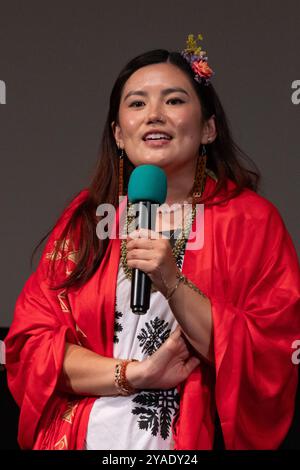 San Rafael, Stati Uniti. 12 ottobre 2024. La regista Jalena Keane-Lee partecipa alla proiezione di “Standing Above the Clouds” durante il 47th Mill Valley Film Festival presso lo Smith Rafael Film Center il 12 ottobre 2024 a San Rafael, California. Credito: Imagespace/Alamy Live News Foto Stock