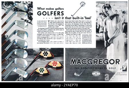 1932 MacGregor Golf Club ad Foto Stock