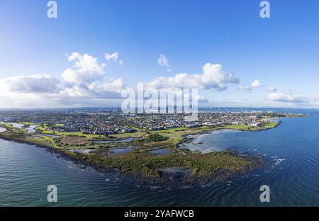 Jawbone Marine Sanctuary in una giornata invernale a Williamstown, Melbourne, Victoria, Australia, Oceania Foto Stock