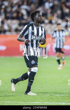 MELBOURNE, AUSTRALIA, 22 MAGGIO: Garang Kuol del Newcastle United al suo debutto mentre giocava al Tottenham Hotspur durante la Global Football Week al Mel Foto Stock