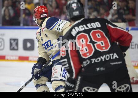 LanxessArena, Colonia, Renania settentrionale-Vestfalia, Daryl Boyle (Schwenninger Wild Wings, #6), PENNY DEL, Koelner Haie- Schwenninger Wild Wings il 11/10/20 Foto Stock