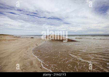 ROBE AUSTRALIA, 11 aprile 2023: L'iconica formazione rocciosa Granites sulla Limestone Coast, vicino a Kingston se, Australia meridionale, Australia, Oceania Foto Stock