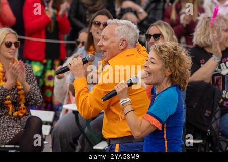Mainz Schlagerduo Cliff und Rexonah beim Auftritt am 15.09.2024 in Mainz beim ZDF-Fernsehgarten *** Mainz Schlager duo Cliff e Rexonah in esecuzione il 15 09 2024 a Magonza presso ZDF Fernsehgarten Copyright: XEibner-Pressefoto/GerhardxWingenx EP GWR Foto Stock