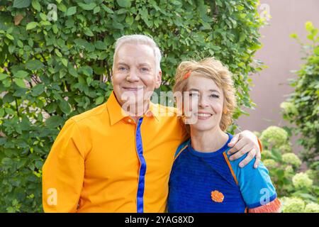 Mainz Schlagerduo Cliff und Rexonah beim Auftritt am 15.09.2024 in Mainz beim ZDF-Fernsehgarten *** Mainz Schlager duo Cliff e Rexonah in esecuzione il 15 09 2024 a Magonza presso ZDF Fernsehgarten Copyright: XEibner-Pressefoto/GerhardxWingenx EP GWR Foto Stock
